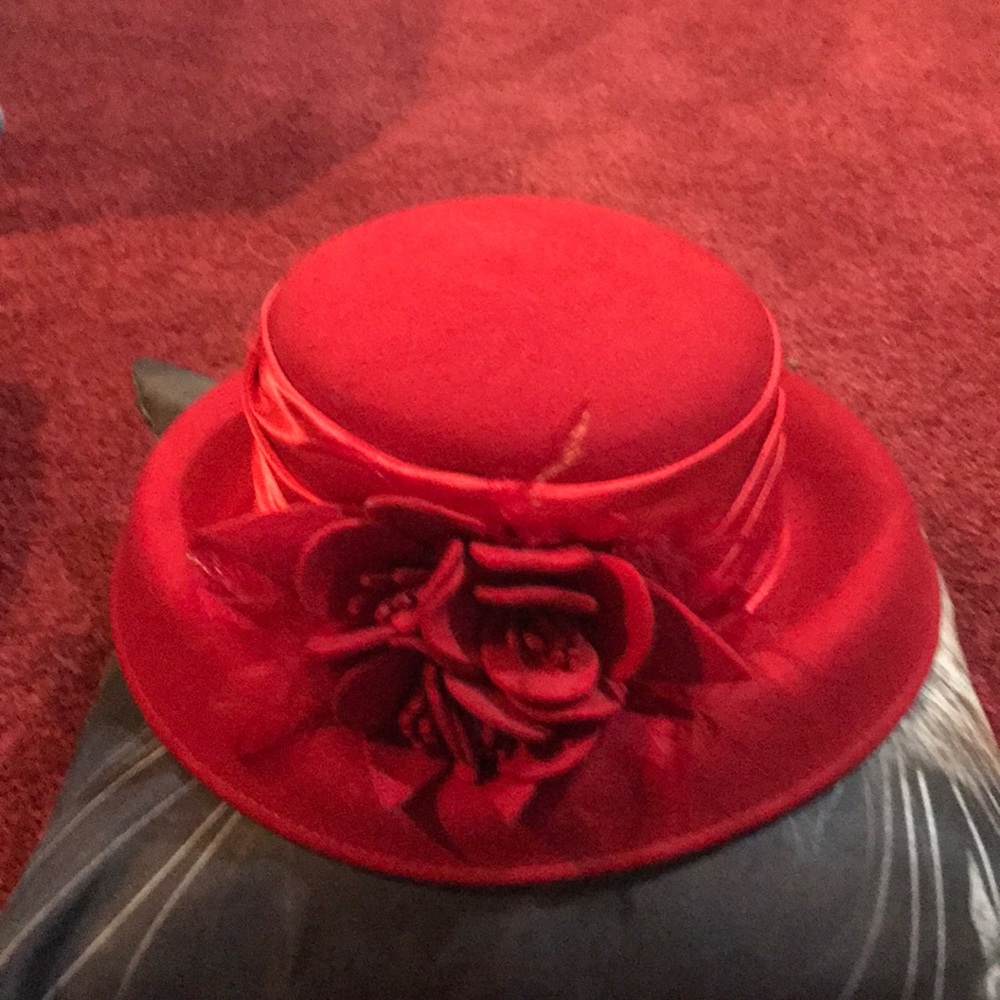 Red Ladies Hat